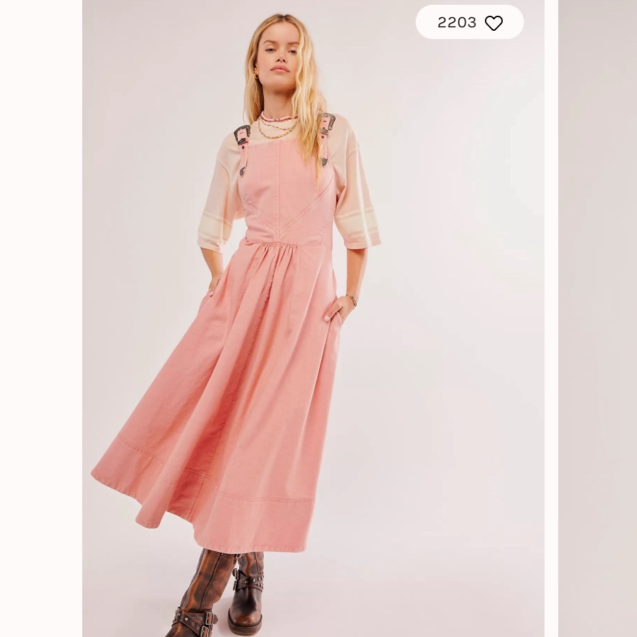 Free People Stars Align Midi Dress 2 New